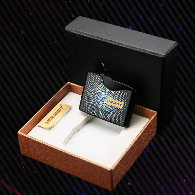 2024 Honest Metal Jet Torch Turbo Lighter Windproof Red Flame Gas Butane Lighter Cigar Cigarette Lighter Smoking Accessories Good Vibrations Adult Super Store