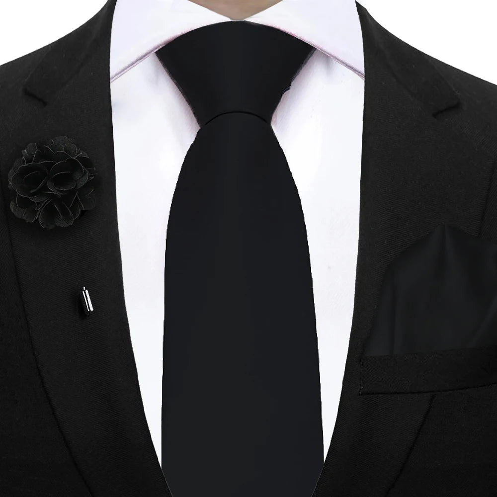 Mens Ties Set Sage Green Pink Grey Brown NeckTie Pocket Square Brooch Wedding Tie Suit Accessories Fit Group Holiday Party