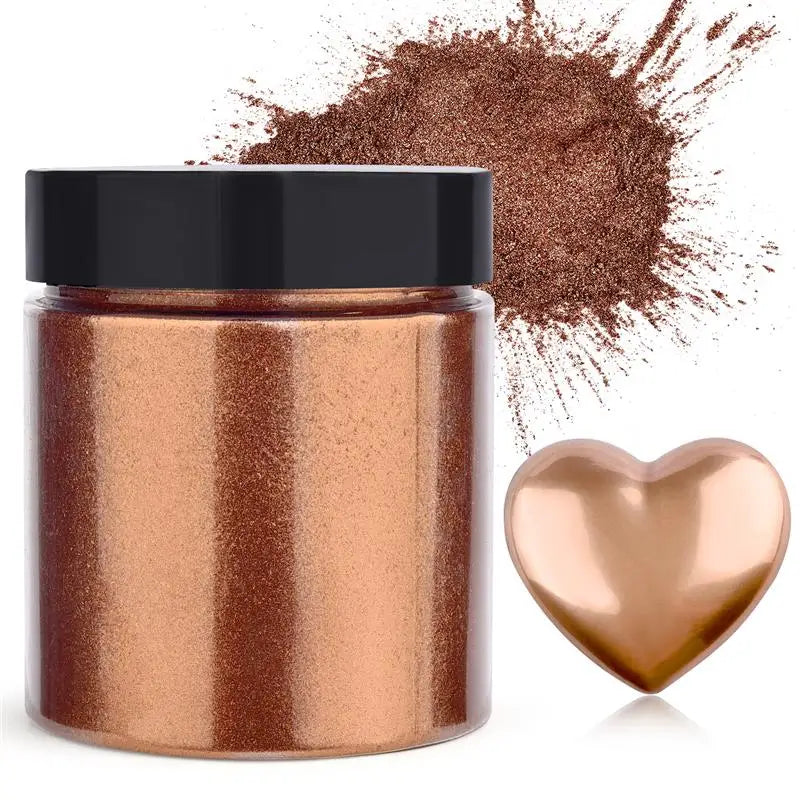 50g Shimmer Metallic Gold Silver Color Pigment Pearlescent Colorant Pearl Pigment Dye UV Resin Epoxy Colour Jewelry Making Good Vibrations
