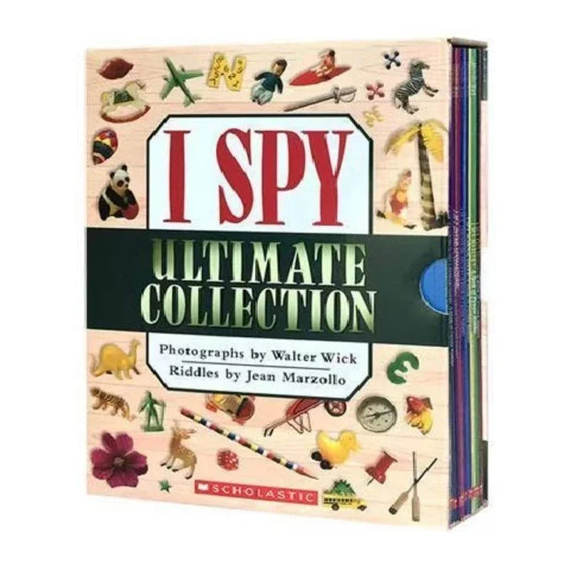 "10 Books Box Set I Spy Ultimate Collection Visual Discovery English Picture Book Early Education Kids Reading Book 3-6 Years Ar Good Vibrations
