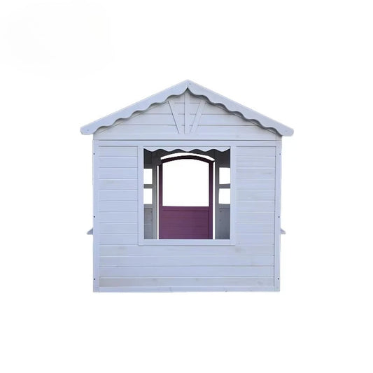 Outdoor Backyard Kindergarten Kids Role Play House Wooden Playhouse Kids Cubby House for Kids Good Vibrations