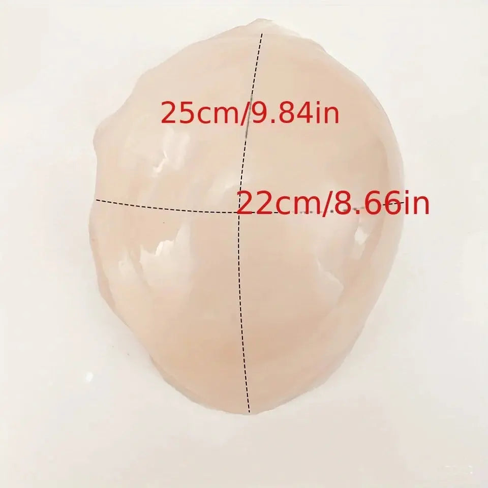 Wig Simulation Scalp, PU Rubber Bottom Mesh Cap Imitation Biological Hair Block Mesh Bottom Material, For Making Men's Toupee w Good Vibrations