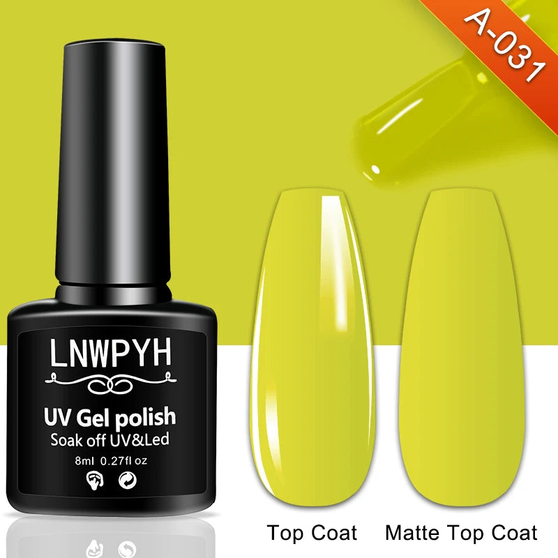 Nail Gel Polish 36 Color Gel Nail Polish Semi Permanent Gel Vernis Base Top Coat Nail Art Manicure Soak Off LED UV Gel Varnishes Good Vibrations
