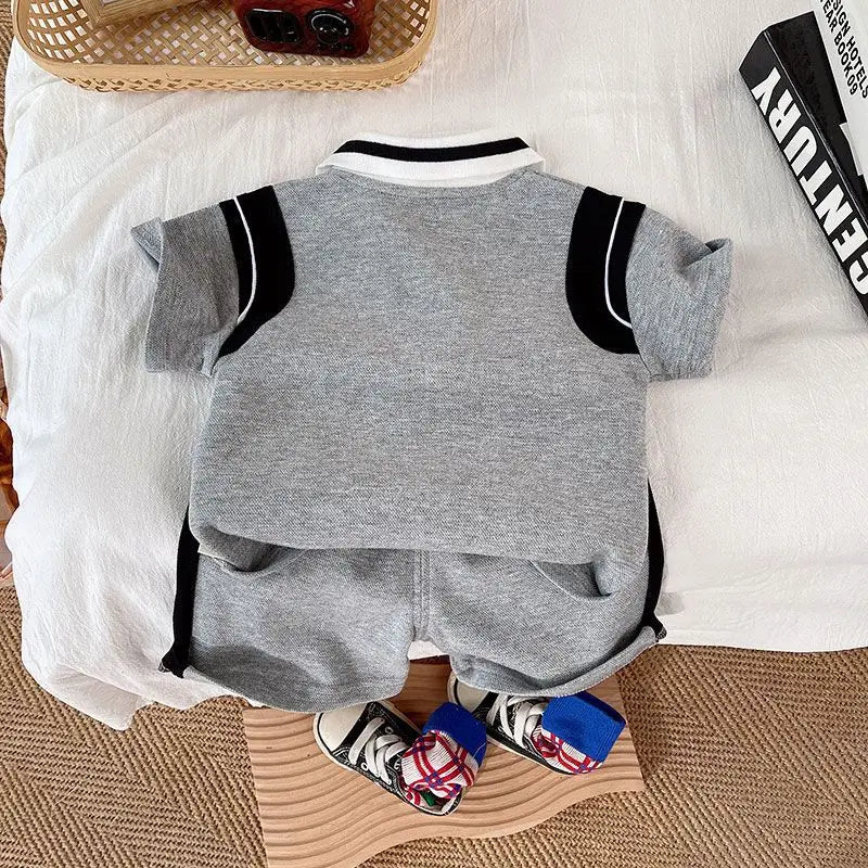 New Summer Baby Girl Clothes Suit Children Boys Fashion T-Shirt Shorts 2Pcs/Sets Toddler Casual Sports Costume Kids Tracksuits Good Vibrations