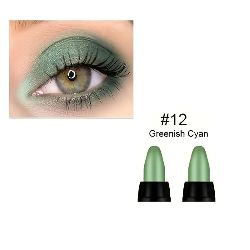 16 Colors Pearlescent Eyeliner, Color Glitter Waterproof Long-Lasting Eye Makeup Non-smudge Eyeliner Good Vibrations