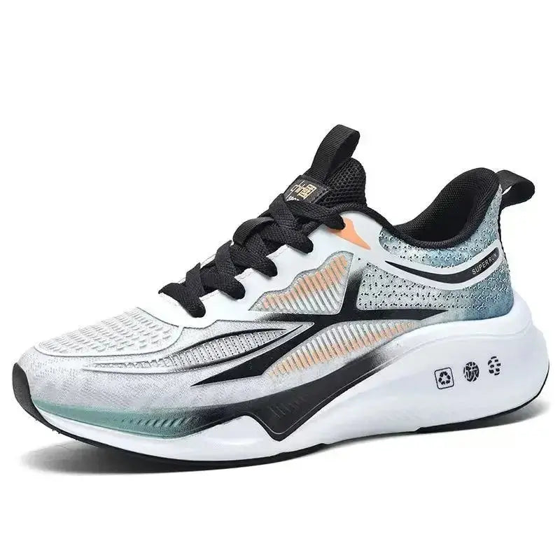 Men's running shoes & Walking Shoes - Lace-up, Lightweight, Comfortable & Breathable Tennis Sneakers Good Vibrations