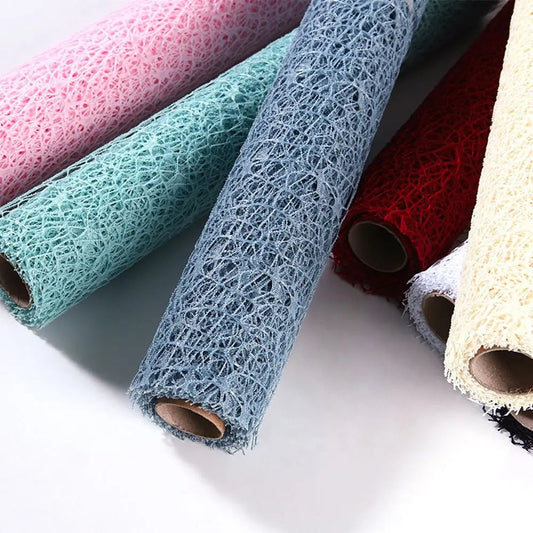1PC DIY Flower Gift Round For Birthday Festival Decorative Bouquet Wrap Scrapbook Wrapping Paper Wedding Decoration Good Vibrations