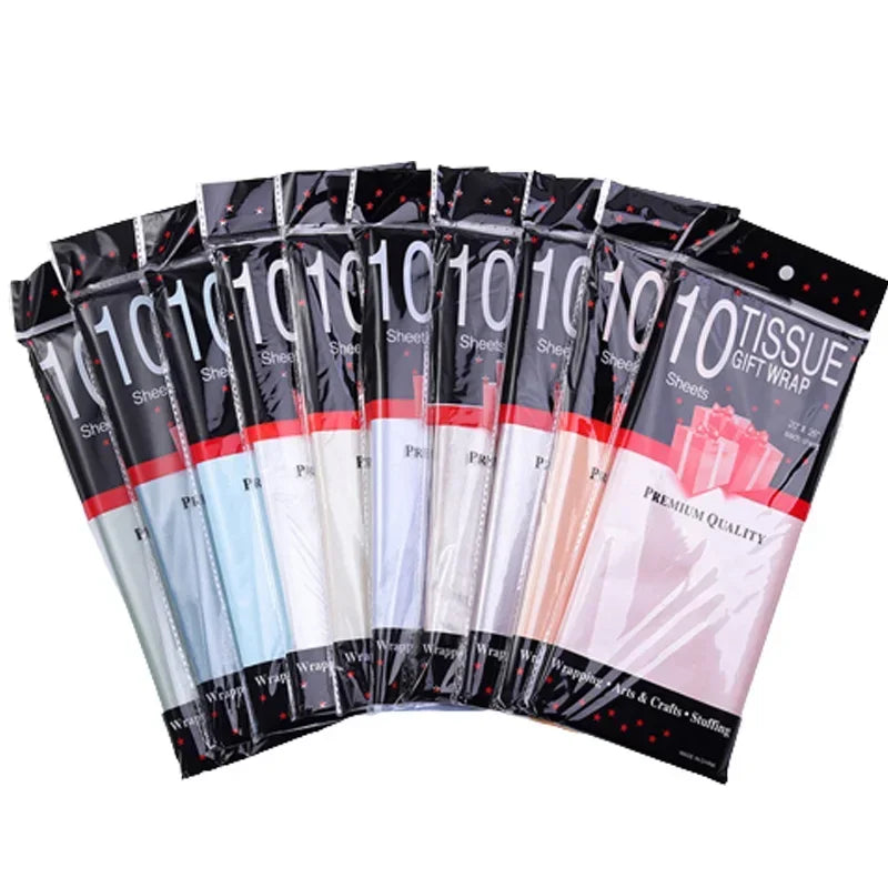 10pcs 50*66cm Flower Wrapping Paper Flower Bouquet DIY Craft Paper Wedding Birthday Baby Shower Party Gift Packing Supplies Good Vibrations