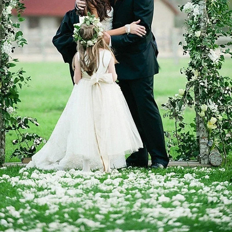 1000 PCS Silk Flower Rose Petals  Celebration Wedding Party Decoration White Good Vibrations