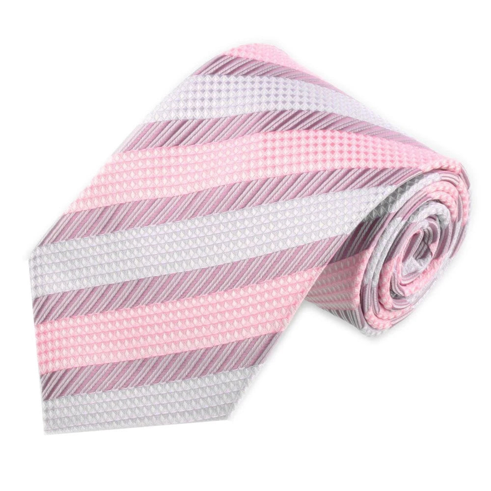 Fashion Ties for Men Women 8cm 3.15'' Business Wedding Accessories Silk Tie Mens Black Blue Gray White Pink Red Necktie Good Vibrations