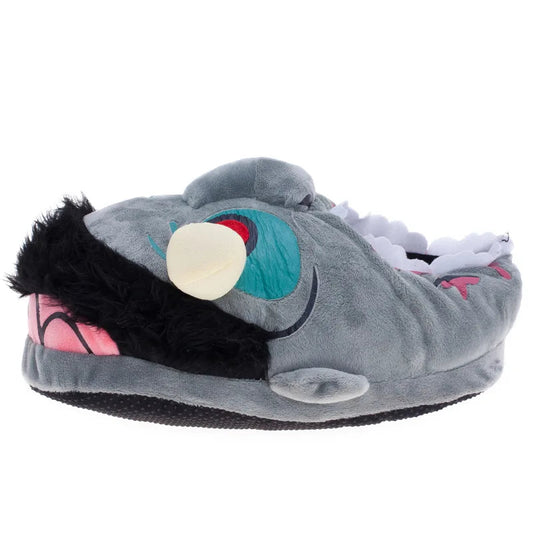 Halloween Zombie Big Mouth Funny Thickened Cloth Bottom Non-Slip Bottom Slippers Women Men Warm Cartoon Cotton Slippers Shoes Good Vibrations