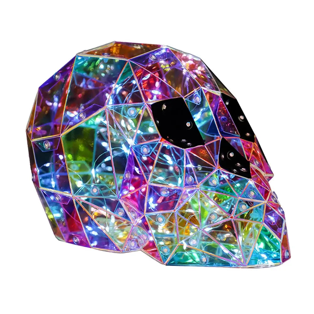 Prismatic Iridescent Spooky Ghost Prismatic Pumpkin Ghost LED Lights Halloween Lights Funny Colorful Glow Lights Halloween Decor Good Vibrations
