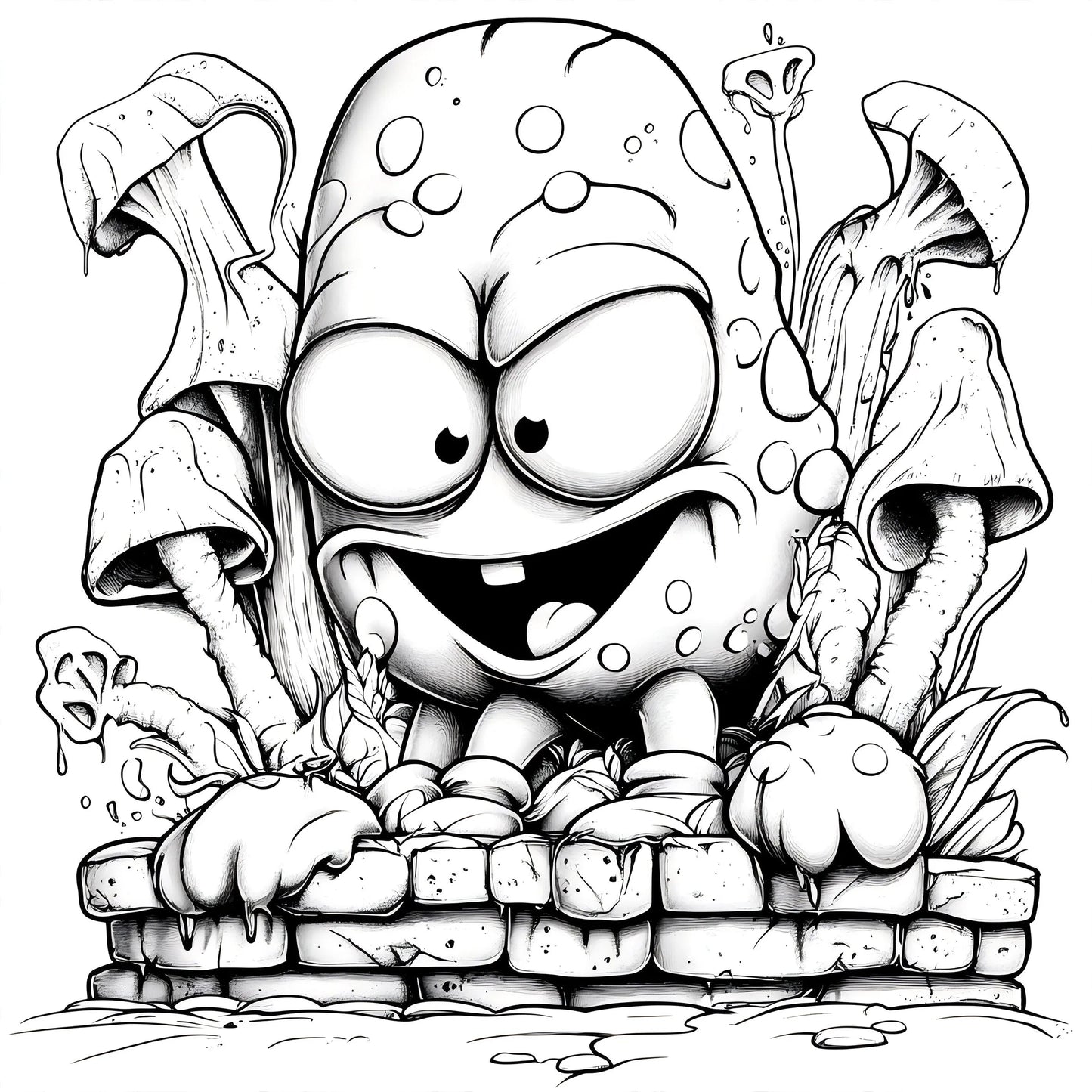 Joint Graffiti Coloring Book Adult Picture Book Good Vibrations