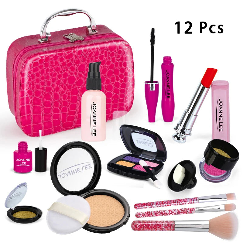 Simulation Cosmetics Set Kids Play House Toys Simulation Make up Lipstick Nail Paint Educational Toys Pretend Makeup Girls Game Good Vibrations