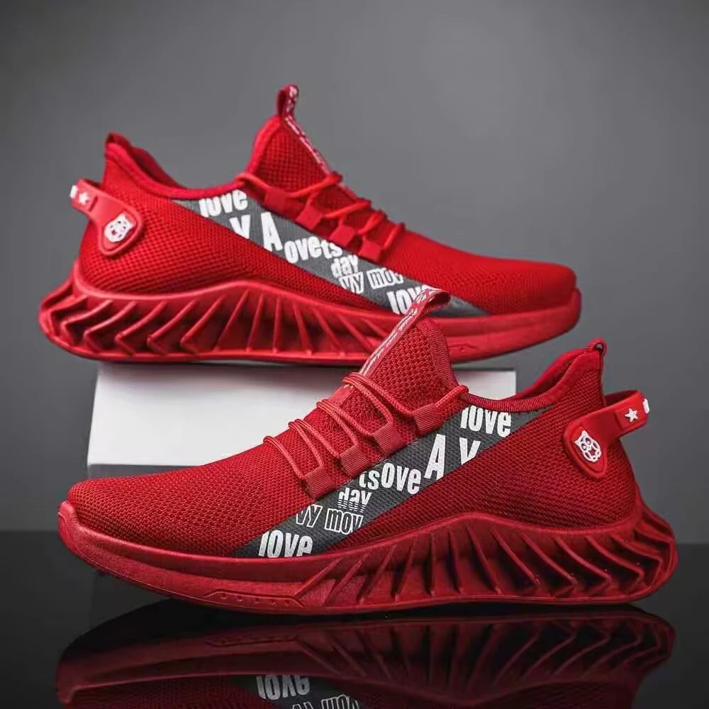Sneakers for Men Fashion Men's Casual Sneakers Comfortable Breathable Running Tennis Shoes Zapatillas De Hombre Good Vibrations