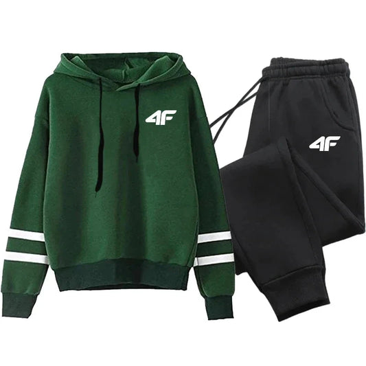 Hot Sales Women's Tracksuit Hoodies Stripe Casual Single Piece Sweatshirts and Daily Sweatpants Comfort Outdoor Jogging Sports Good Vibrations