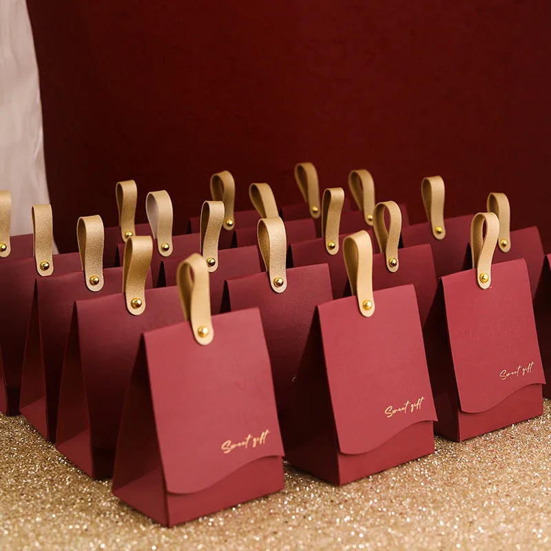 1Pcs Creative Wedding Accompaniment Wedding Candy Handheld Gift Boxes for Party Wedding Good Vibrations