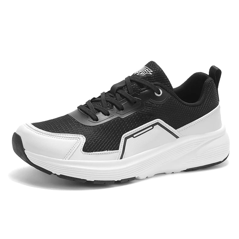 New Men's Wide Women's Shock Absorption Sports Sneakers Comfortable Breathable Mesh Lining Lightweight Rebound Running Shoes Good Vibrations
