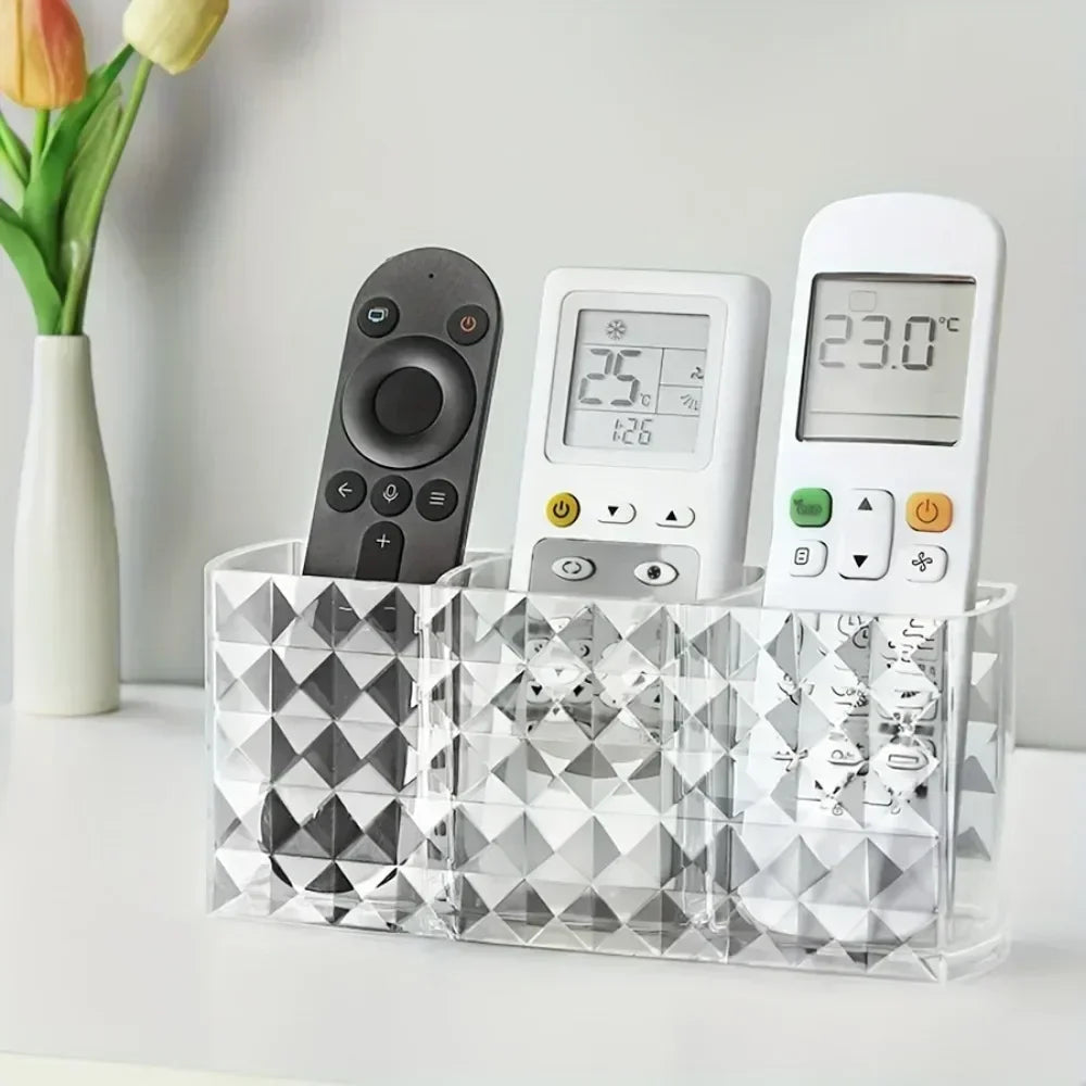 Clear Acrylic Makeup Brush Holder Desk Cosmetic Organizer Lipstick Storage Box Nail Polish Display Stand Rack Jewelry Case Good Vibrations