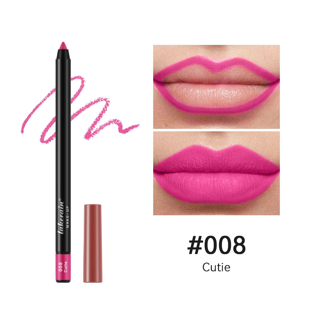 Lip Liners Pencil Eyeliner Lips Original Makeup Long Lasting Lip Liner Set Lipliner Pencil Waterproof Cosmetics Brown Lipstick Good Vibrations