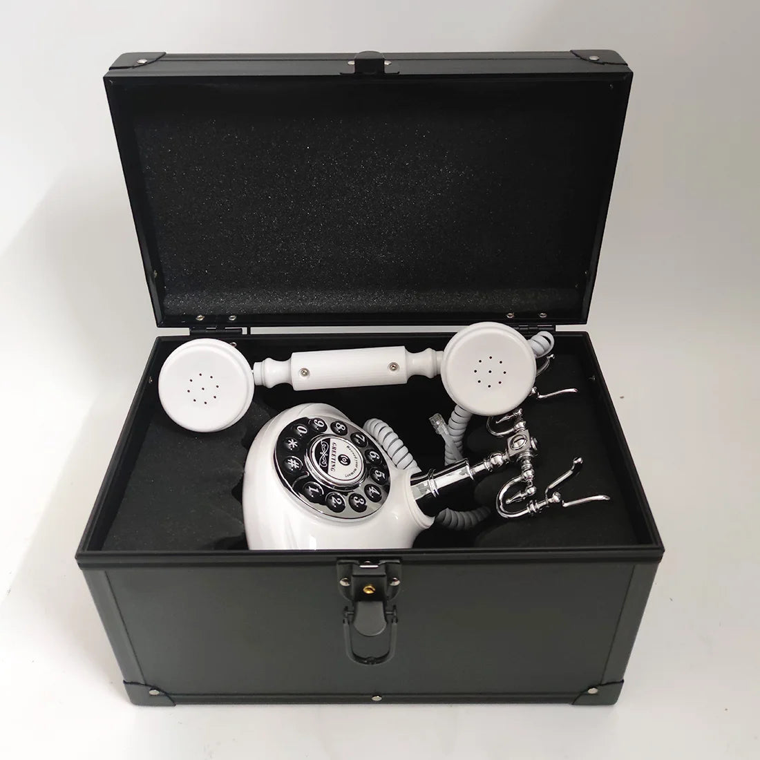 Audio Guestbook Phone Antique Vintage Phone Ceremony Welcome Audio Wedding Guest Book For Wedding Party Birthday Best Price OEM Good Vibrations