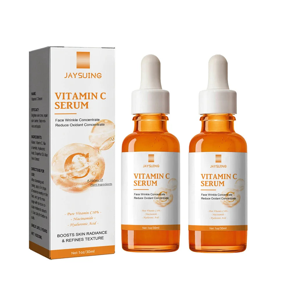 Vitamin C Wrinkle Remover Face Serum Lifting Firming Fade Fine Lines Anti-aging Essence Whitening Brighten Nourish Skin Care Good Vibrations