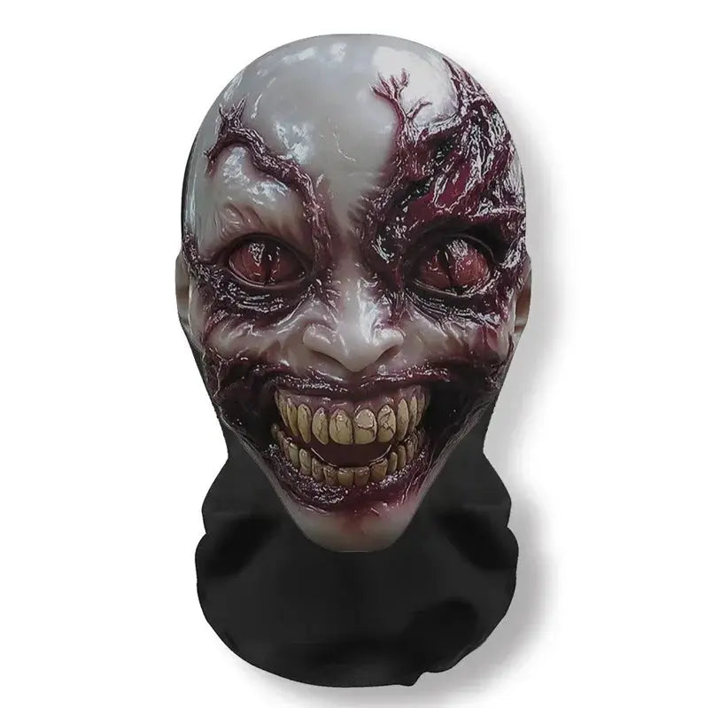 Halloween Ghost Face 3D Mask Balaclava Full Face Elastic Mesh Breathable Skull Headcovers Horror Party Halloween Cosplay Props Good Vibrations