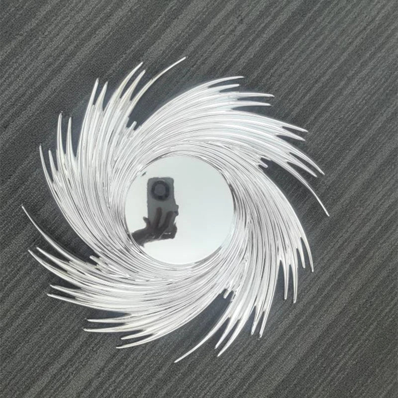 100 PCS Charger Plate Luxury Plastic 33CM Party Decorative Dining Dinner Serving Wedding Christmas Decor Table Place Setting Good Vibrations