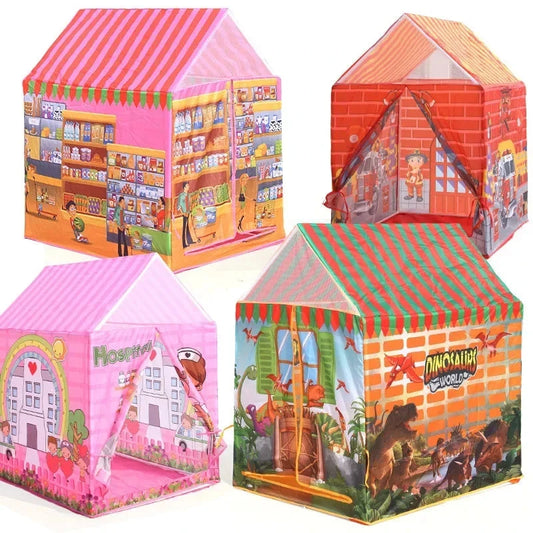 Portable Folding Game Tent Portable Kids Tent Folding s Play House Large Playhouse Indoor Outdoor Christmas Birthday Gifts New Good Vibrations