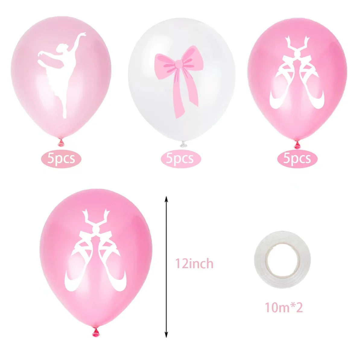 Pink Swan Ballet Theme Party Disposable Tableware Paper Plates Napkins Princess Girls Happy Birthday Party Decor Good Vibrations