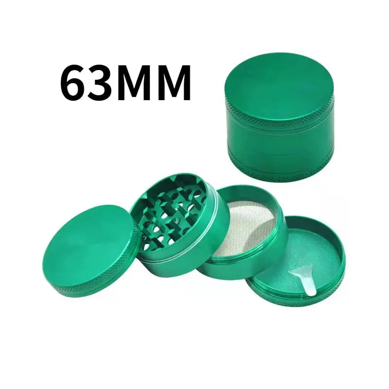 WE PUFF 4 Layers Cute Tobacco Grinder Zinc Alloy Herb Crusher Three Specifications 40/50/63mm Grinders for Smoking Accessories GOOD Vibrations Adult Super Store