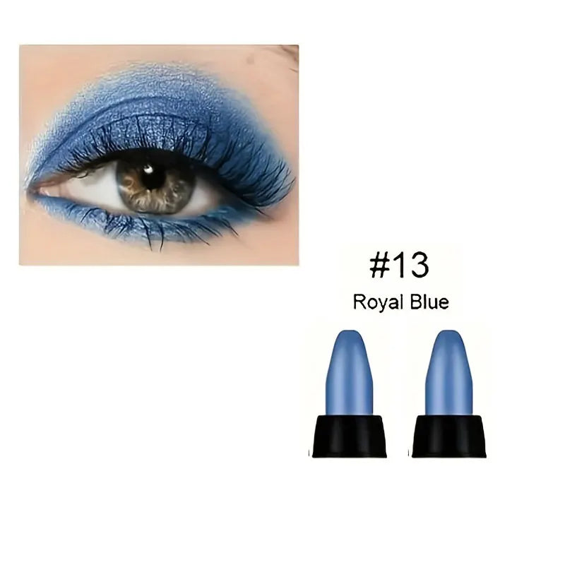 16 Colors Pearlescent Eyeliner, Color Glitter Waterproof Long-Lasting Eye Makeup Non-smudge Eyeliner Good Vibrations