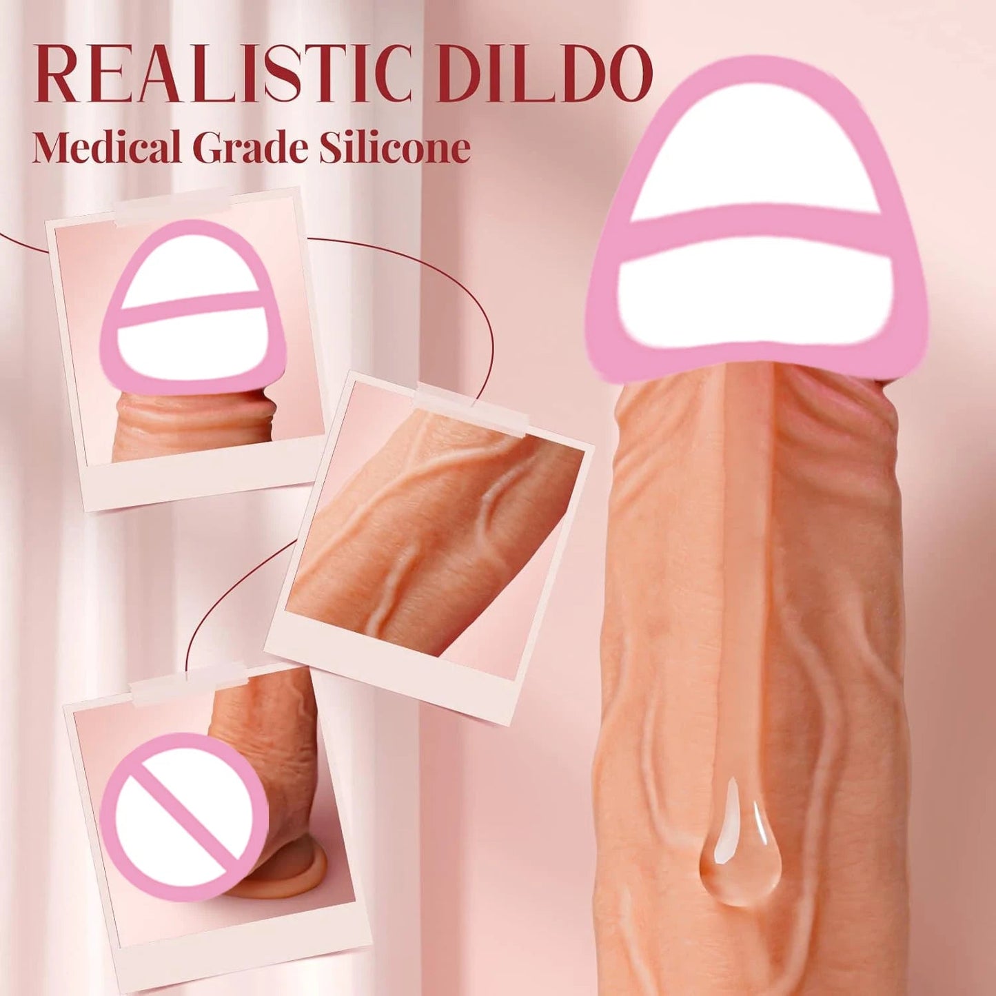 Huge Realistic Silicone Remote Control Dildo Thrusting Vibrating Female Sex Toys Penetration G Spot Clit Vagina Orgasm Massager GOOD Vibrations