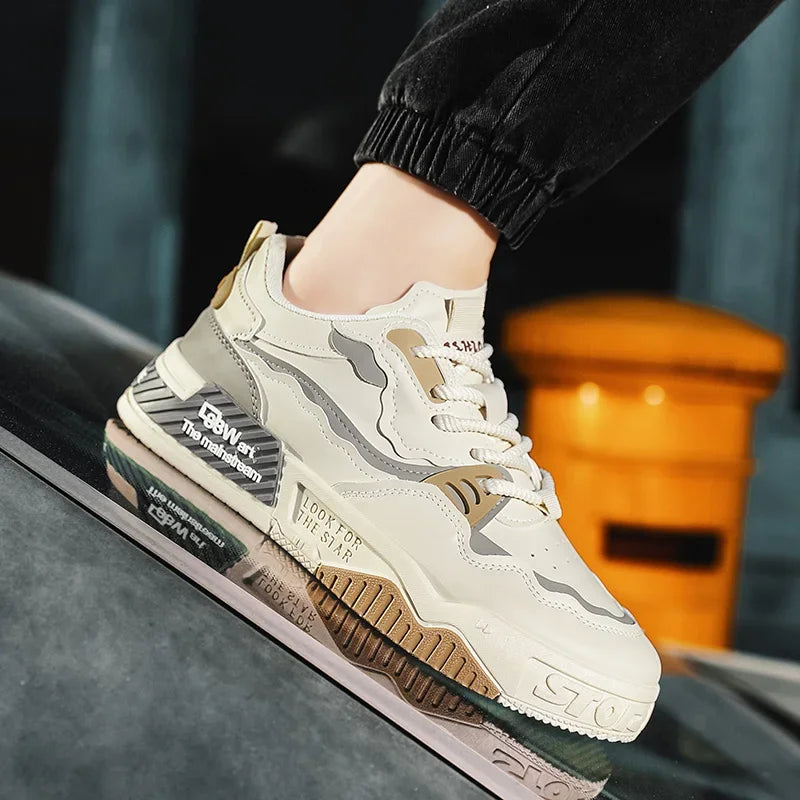 2025 Fashion Mens Sneakers Autumn New Brand Design Comfortable Soft Soled Men Running Shoes Tenis Masculino Good Vibrations