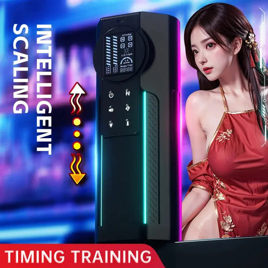 Automatic Telescopic Male Masturbation Cup Piston Suction Vibration Masturbation Machine 3D Realistic Vaginal Blowjob Pronounce GOOD Vibrations