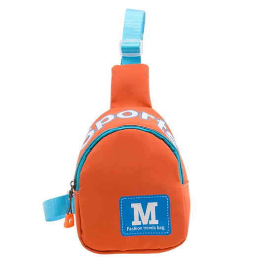 Crossbody Bag Letter Printed Chest Bag Simple Casual Shoulder Bag Adjustable Shoulder Strap Versatile Crossbody Bag Girl Boy Good Vibrations