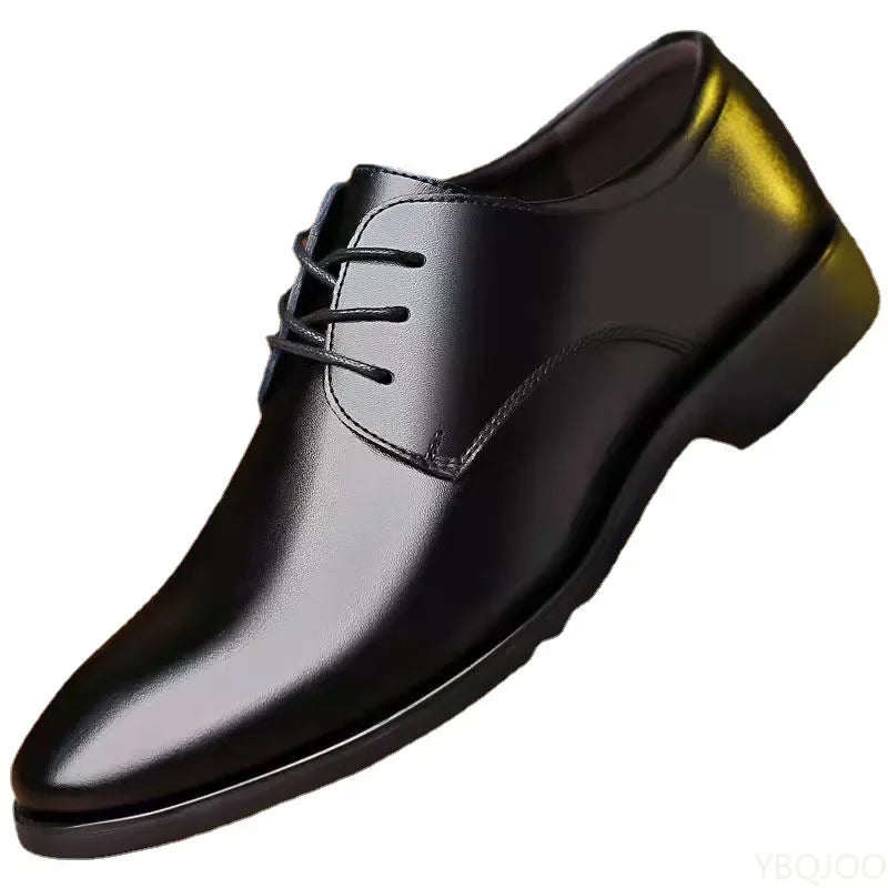 2025 new Fashionable versatile Men Shoes Heightening Shoes Spring British Casual Business flats Casual comfortable Shoes Good Vibrations