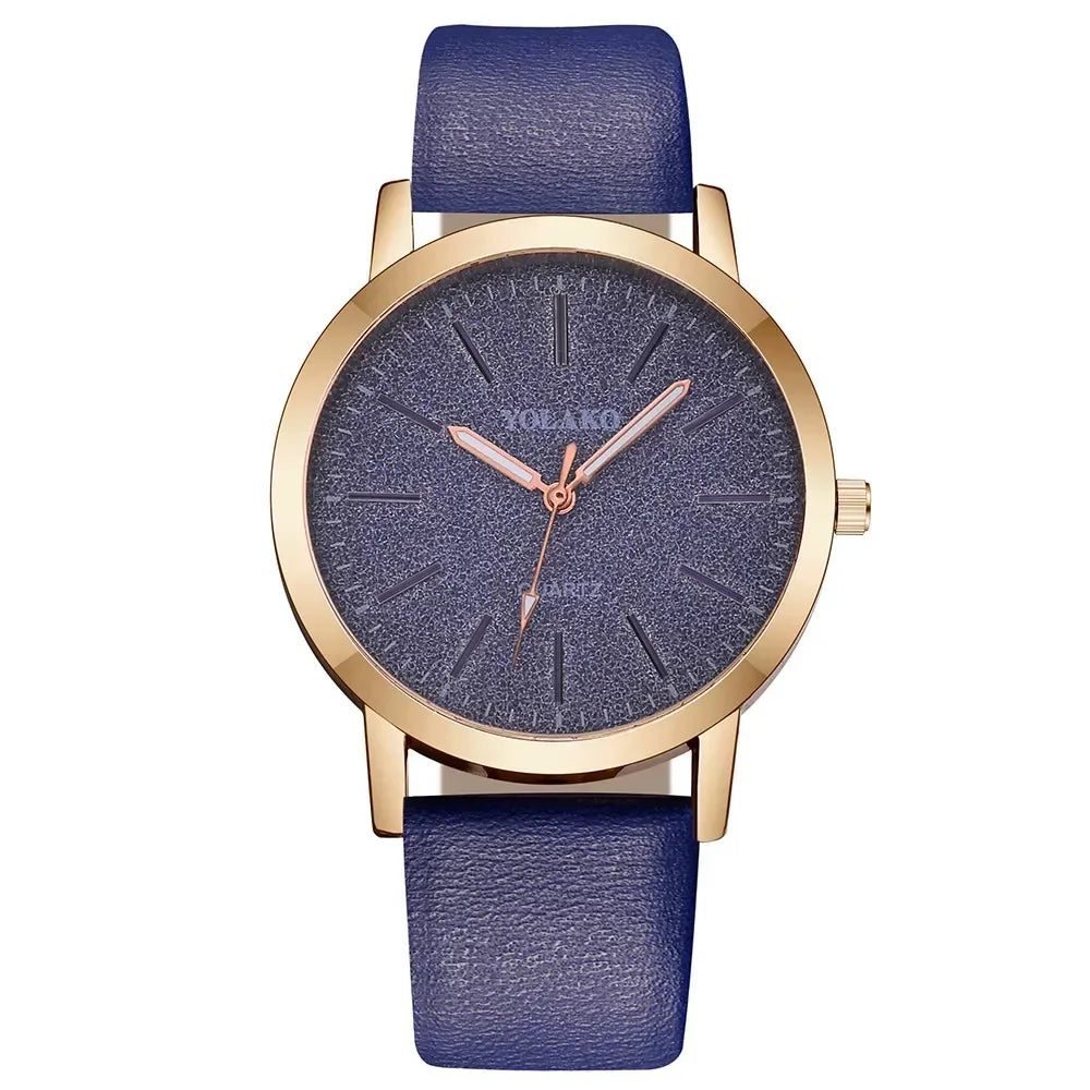 Women Watches Brand Luxury Fashion Ladies Watch Leather Watch Women Female Quartz Wristwatches Montre Femme Reloj Mujer Good Vibrations