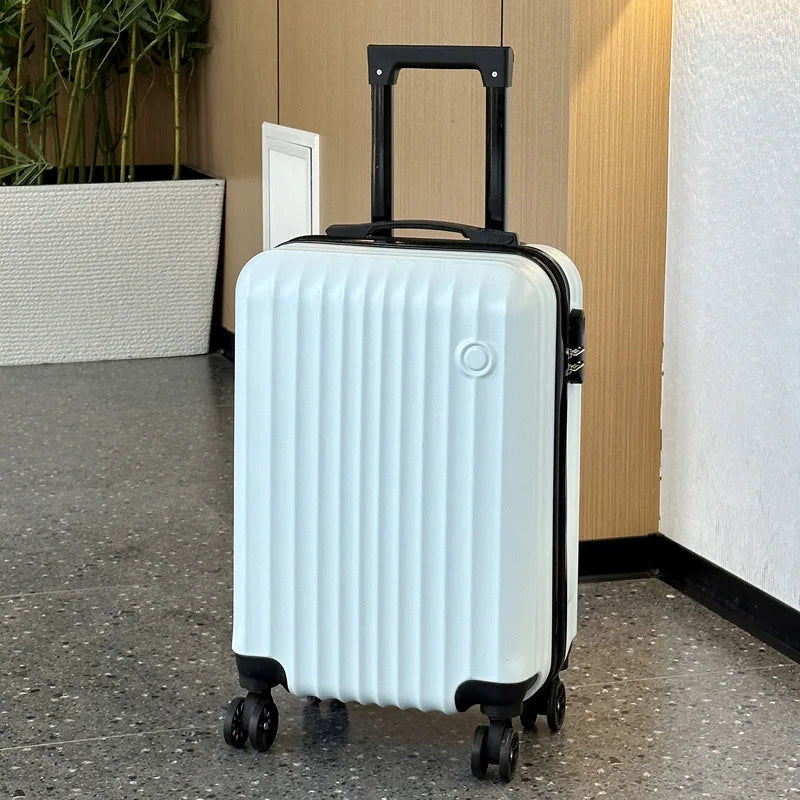 New 20inch Luggage, Carry-On Trolley Case, Pc Thickened Hard Shell Material, High-Strength Compression Resistance, Suitable for Both Men and Women Good Vibrations