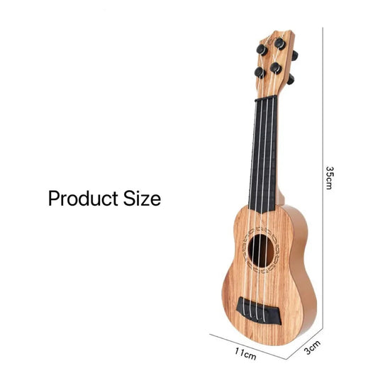 35cm Children Guitar Toy Can Be Used To Play Elementary Instruments With Paddles Simulating Yukrili Music Toys Good Vibrations