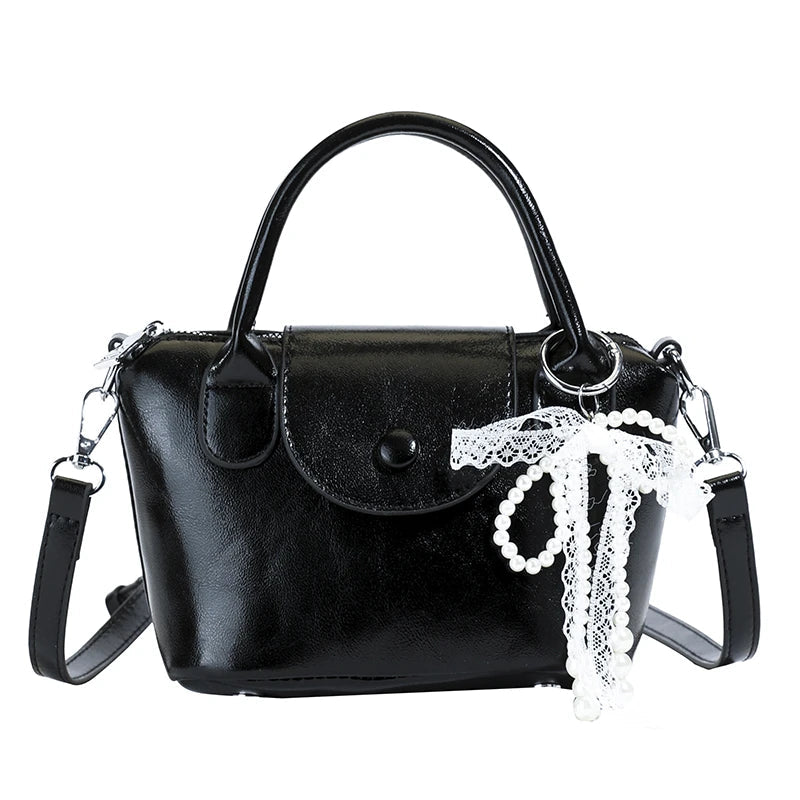 Chic Designer Ladies Tote Bag Versatile Crossbody Shoulder Handbag Luxury Leather Women's Fashion Purse Good Vibrations