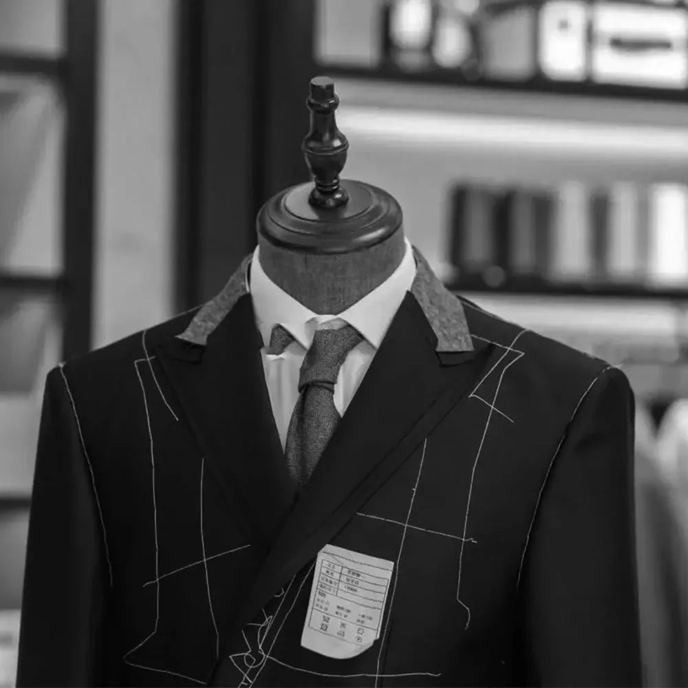 Men's dress suit wedding banquet bridegroom best man dress suit performance Suit Tuxedo Suit Good Vibrations