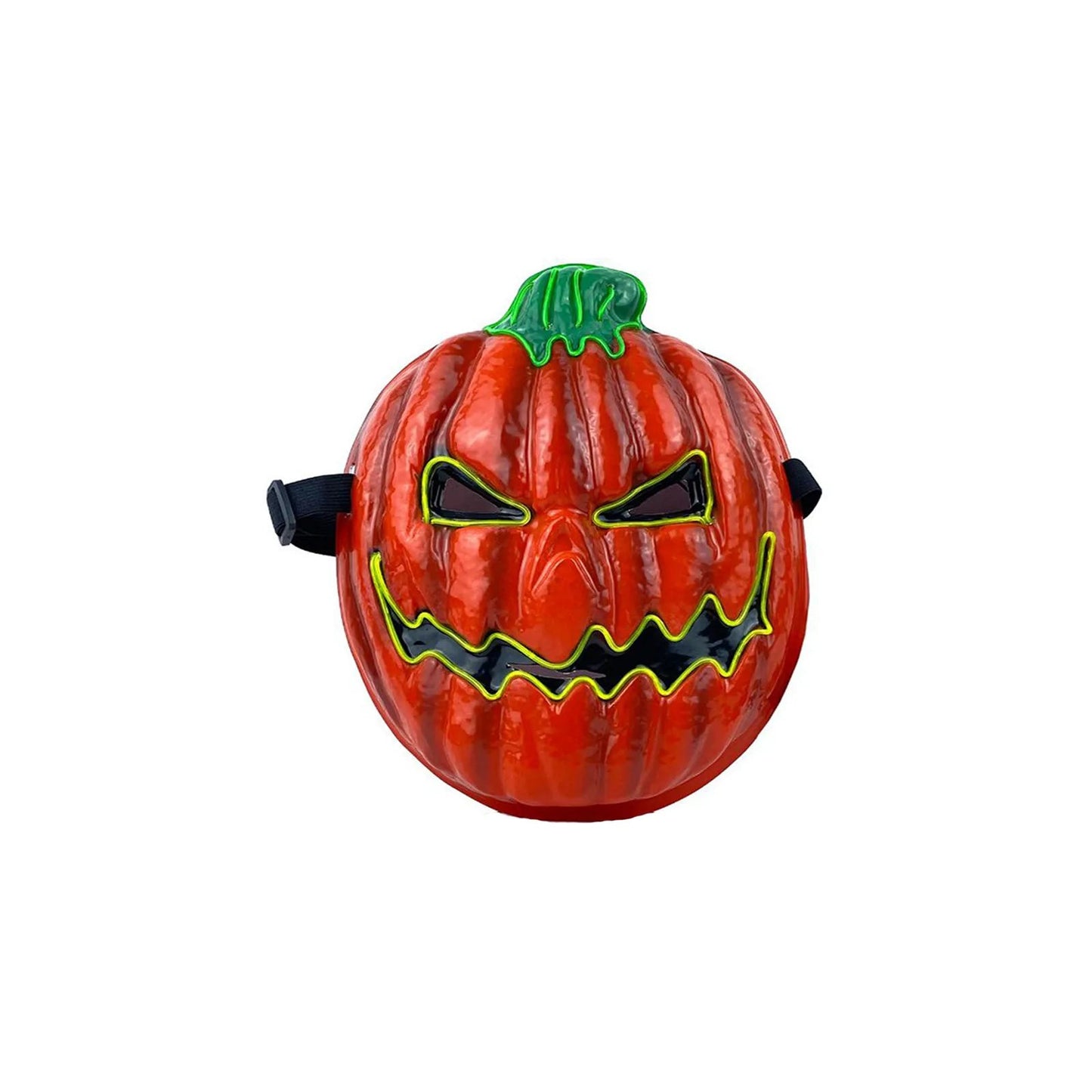 Creative Halloween Masks With Luminous LED Gloiwng Pumpkin Head Horror Mask Ghost Full Face Mask Party Decoration Props Good Vibrations