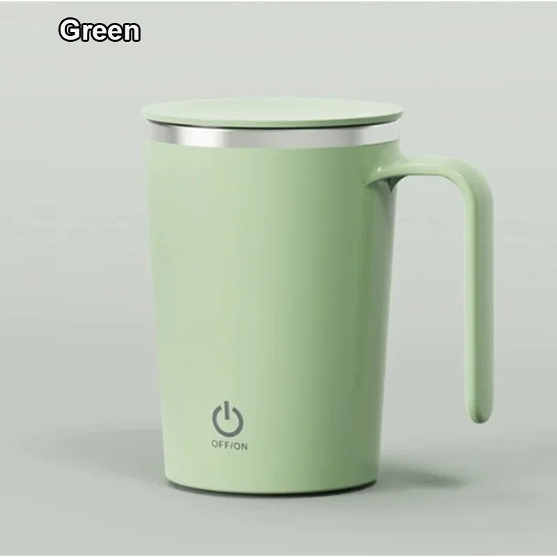 400ml Automatic Stirring Cup Mug Rechargeable Portable Coffee Electric Stirring Stainless Steel Rotating Magnetic Drinking Tools Good Vibrations Adult Super Store