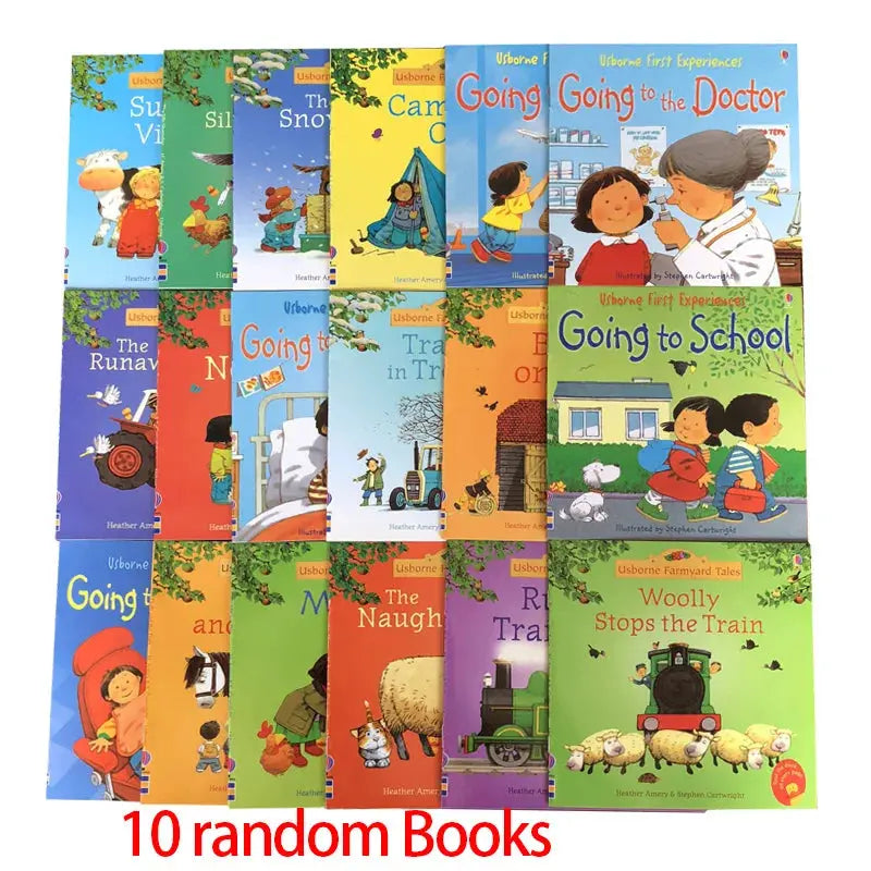 20 Books Storybooks English Kids Usborne Picture Livros Children Baby Famous Farmyard Tales Eary Education Libros Comics Art Good Vibrations
