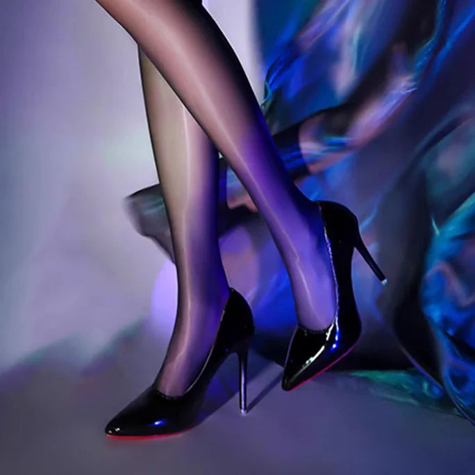 Sexy Red Bottom Women High Heels Classic Ladies Pumps Autumn Soft Leather Dress Heel Shoes for Women Banquet Wedding High Heels Good Vibrations