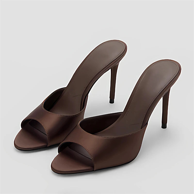 Sexy High Heels Open Toe Women's Slippers Street Style Banquet Striptease Shoes Fashion Slide Zapatos De Mujer Good Vibrations