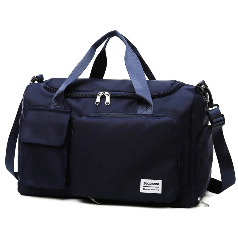 UNIXINU Carry On Travel Bag Large Capacity Weekender Overnight Duffle Bags with Shoe Compartment Sports Fitness Bags for Women Good Vibrations