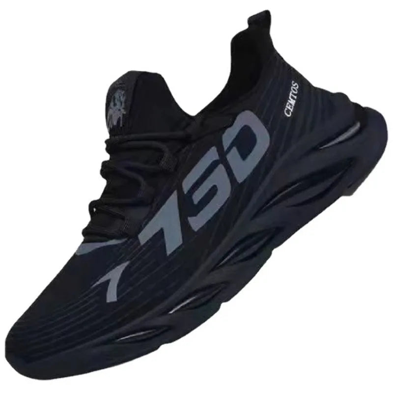 2025 Men's Sports and Leisure Shoes Training Tennis Shoes Casual Casual Shoes Fashionable and Versatile Sports Shoes Breathable Good Vibrations