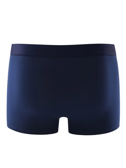 4pcs Boxer Men's Underwear, Soft Sports Breathable Four-Season Men's Underwear, Trendy Fashion Pop Print Boxer Underwear Good Vibrations